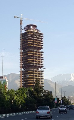 سقف سازه فضاکار برج پارسیان